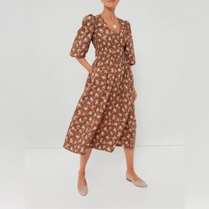 NTW - Tuckernuck - Rosewood Chintz Crawford Dress - Size L